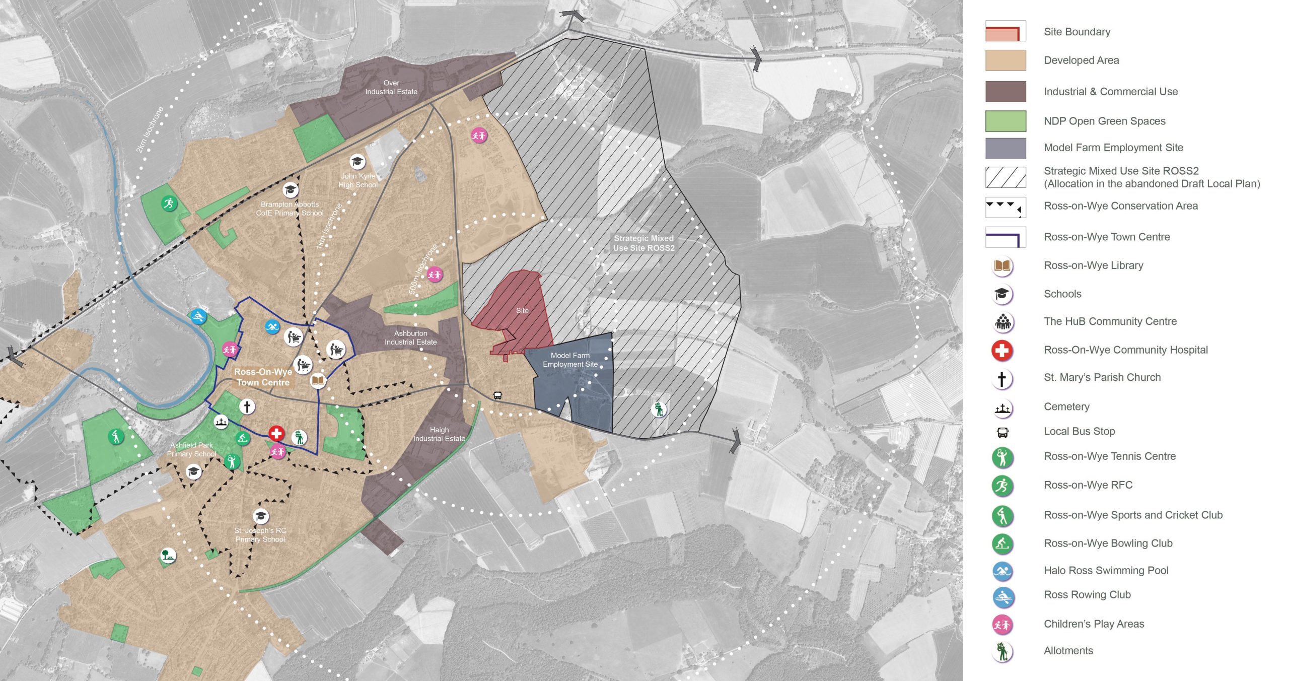 DAS map showing connections with local area